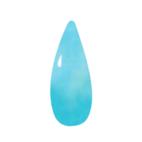 gota de agua acuarela ilustración png