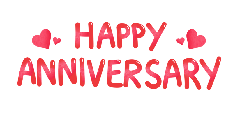 Happy Wedding Anniversary PNGs for Free Download