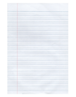 Blank school notebook paper png