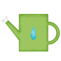 watering can watercolor illustration png