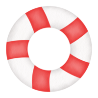 salva-vidas anel aguarela ilustração png