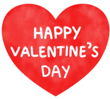 happy valentine hand written png