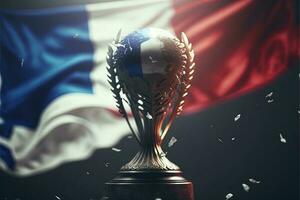 france soccer team winning world cup illustration photo