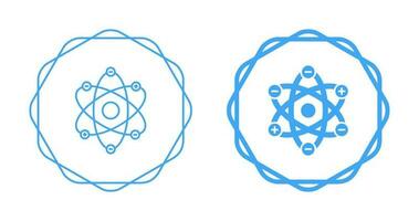 Atom Structure Vector Icon