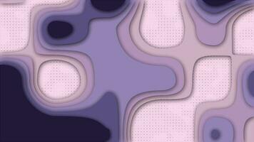 lila Färg 3d djup abstrakt bakgrund video