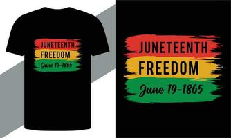 Juneteenth T shirt Design Free Download vector