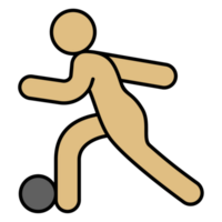 Football Sport Icon Symbol. Player Soccer ball png