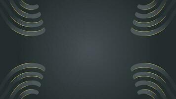 Abstract Black Background with Copy Space vector