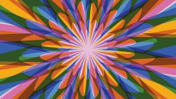 Abstract Colorful Flower Background vector