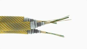 Subsea communication cable video