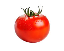 Fresco tomate aislado en transparente fondo, creado con generativo ai png