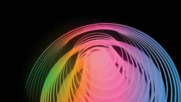 Colorful Wallpaper Design on Black vector