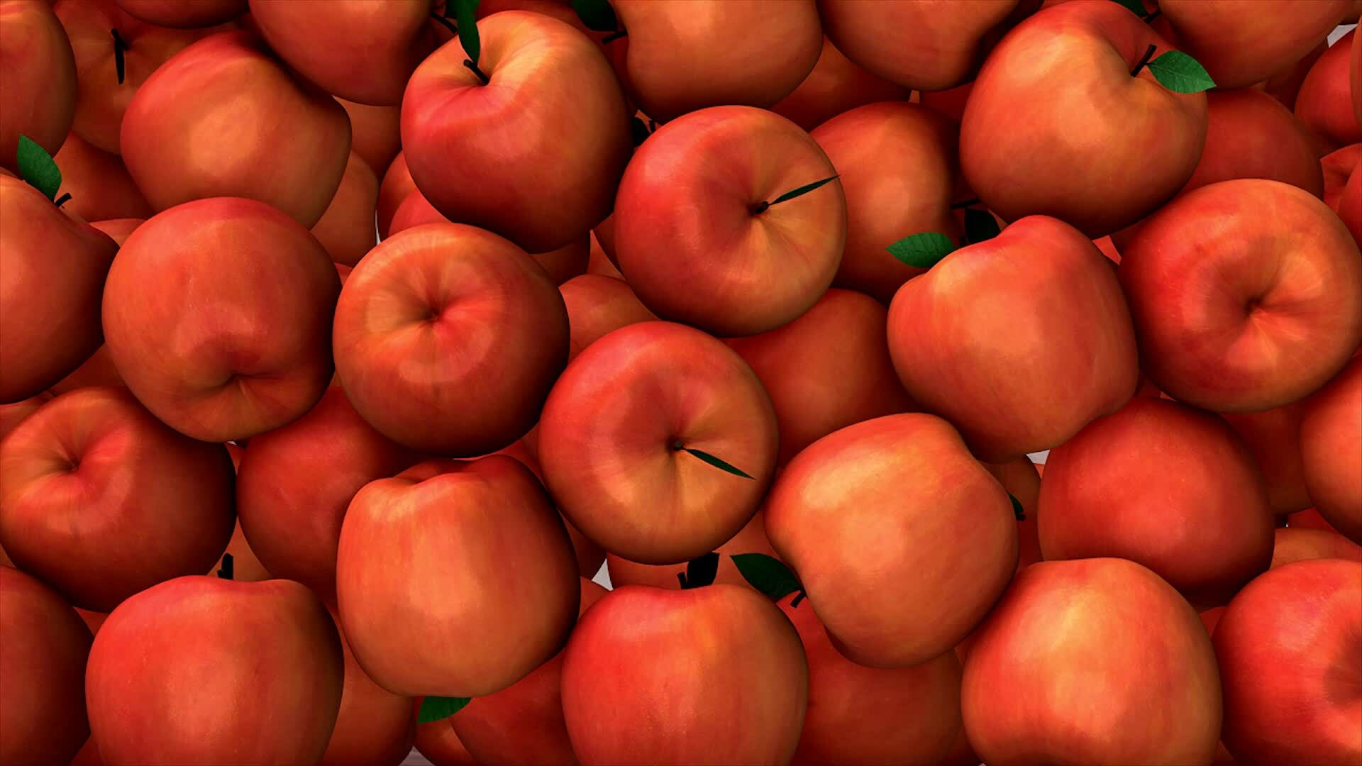Apples Drop Filling Spaces Animation With Matte 23982264 Stock Video Apples Drop Filling Spaces Animation With Matte 23982264 Stock Video