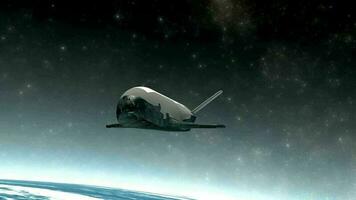 x-37b não tripulado nave espacial, segredo, missão, EUA, programa. video