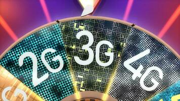 5g, 5 .. Generation zellular Handy, Mobiltelefon Kommunikation Technologie video