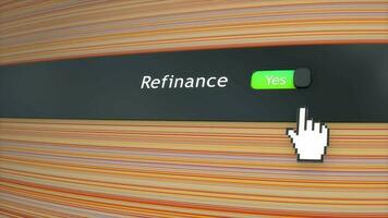 Application system setting Refinance video