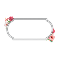 Transparent Islamic frame in traditional Persian tahzib sytle png