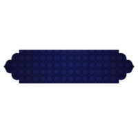 azul floral texturizado islámico marco en tradicional persa tahzib estilo png