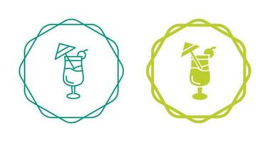 icono de vector de coctel