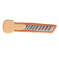 hand drawn cutter knife png