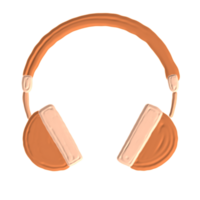 hand drawn headphone png