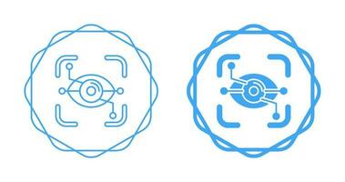 Eye Recognition Vector Icon