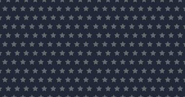 animering av sömlös mönster av stjärna bakgrund. lämplig för 4:e av juli, och amerikas oberoende dag. video