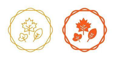 Autumn Leaf Vector Icon