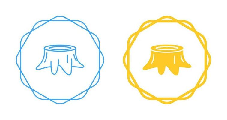 Stump Vector Icon