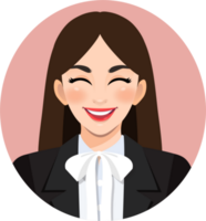 Smiling business woman PNG