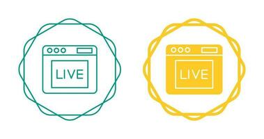 Live Vector Icon