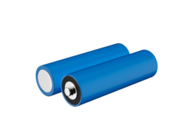 aa storlek batteri isolerat tom laddningsbart batteri dubbel- en trippel- en storlek 3d illustration png