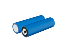 AA Size battery isolated  blank rechargeable battery double a triple a size 3d illustration png