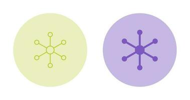 Molecular Structure Vector Icon