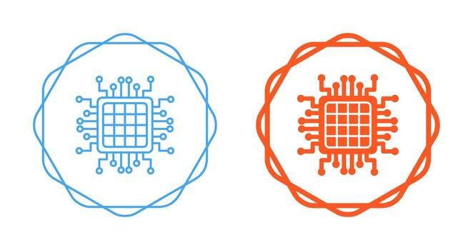 Processor Vector Icon