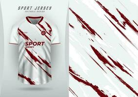 antecedentes para Deportes jersey fútbol jersey corriendo jersey carreras jersey modelo cepillo sangre rojo vector