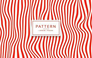 Abstract red color seamless zigzag pattern background vector