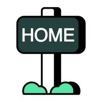 Premium download icon of home board vector