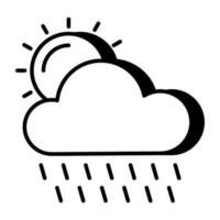 Rainfall icon in perfect design vector