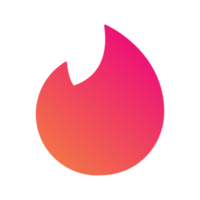 Tinder aplicación logo png, Tinder aplicación logo transparente png, Tinder aplicación icono transparente gratis png