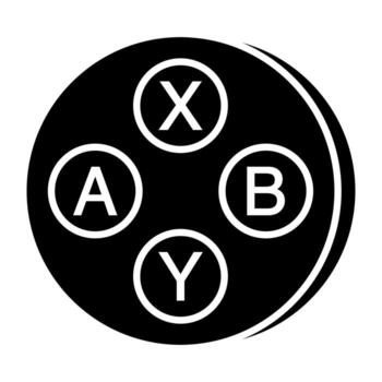 Editable design icon of control buttons vector