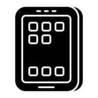 An icon design of mobile apps vector