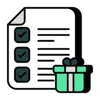 Perfect design icon of checklist vector