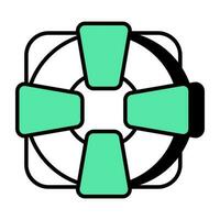Premium download icon of lifebuoy vector