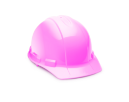 Isolated Pink Hard Hat - Transparent PNG. png