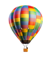 Transparent Colorful Passenger Hot Air Balloons - . png