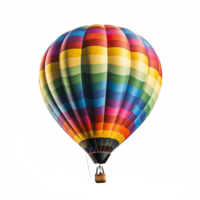 transparent png färgrik passagerare varm luft ballonger - generativ ai.