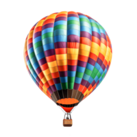 Transparent Colorful Passenger Hot Air Balloons - . png