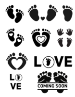 Baby Footprint, Baby Feet, Baby Feet Love png