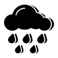 icono de lluvia en un diseño perfecto vector